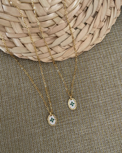 Vintage Flower Necklace