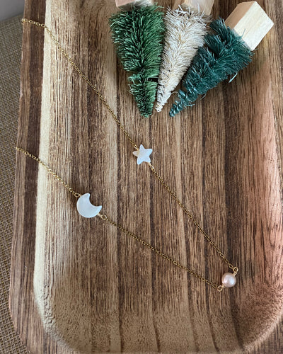 Moon & Stars Necklace