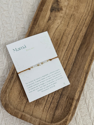 Mamá eres oro bracelet