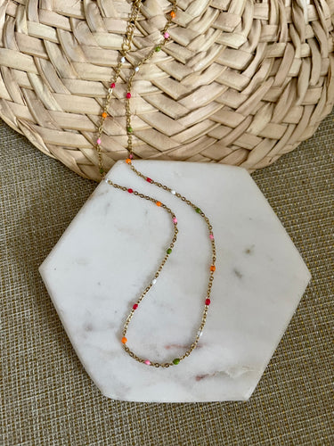 Color Dots Necklace