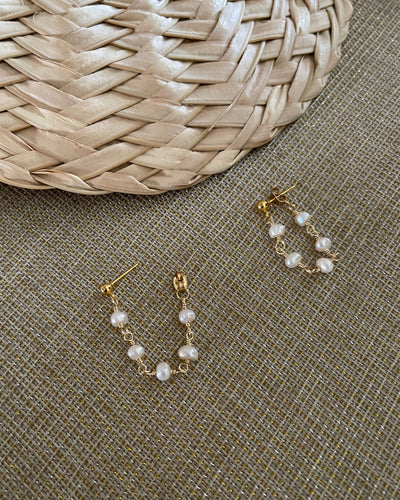 Garnet earrings